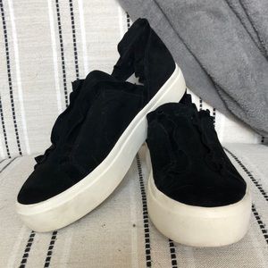 Ruffle Slip-On Sneaker